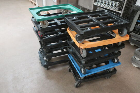 12 stk. rammevogne (hunde)