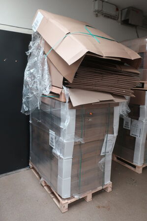 Palle m. papemballage 720 stk. 485x290x68 mm