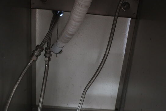 Vaske/skyllestation i rustfri stål