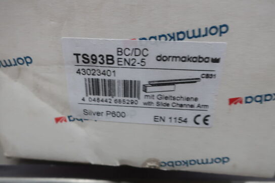 3 stk. dørlukkere DORMAKABA Silver P600 / TS93B