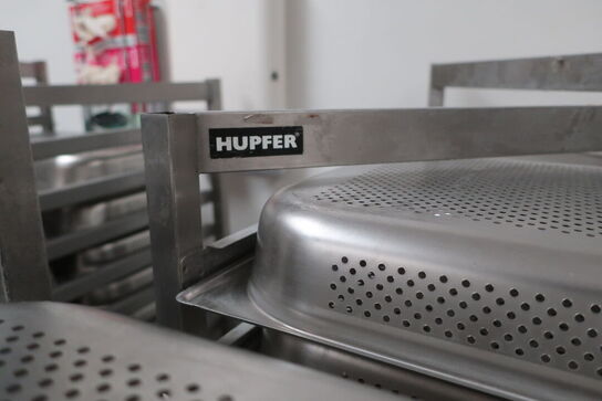 2 stk. HUPFER stikvogne inkl. 72 stk. gastrobakker