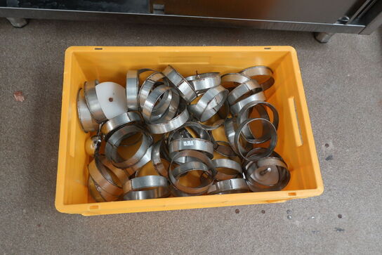 Skab i rustfri stål 60x120x174 cm inkl. indhold