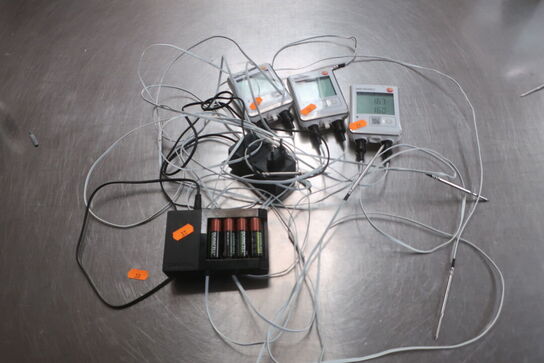 3 stk. dataloggere TESTO SAVERIS 2