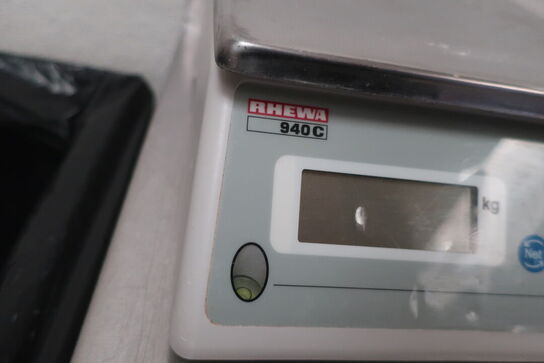 3 stk. digitalvægte OHAUS & RHEWA