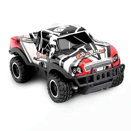 Radiostyret mini offroad pickup hvid