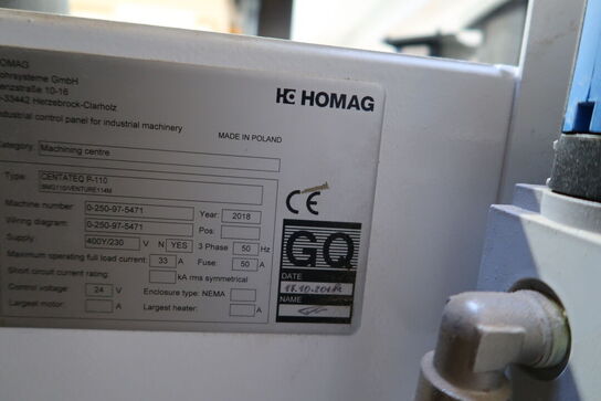 CNC Fræser HOMAG CENTATEQ P-110 BM110/VENTURE114M