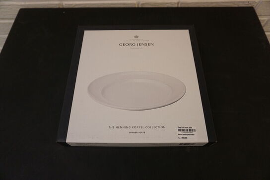 4 stk. Middagstallerkner GEORG JENSEN