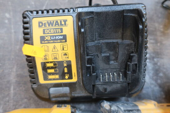 6 stk. akku håndværktøj DEWALT og lader