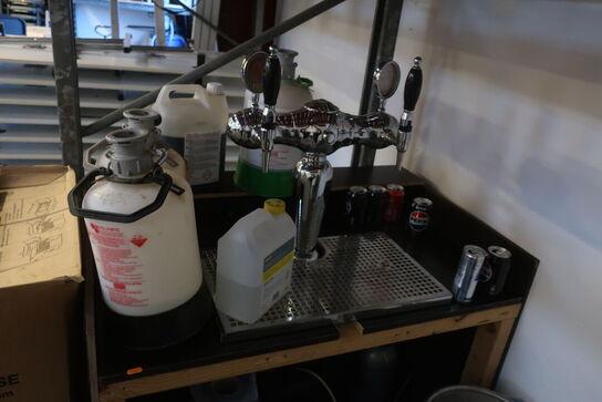 Fadøls anlæg, haner og fustager