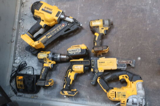 5 stk. akku håndværktøj DEWALT