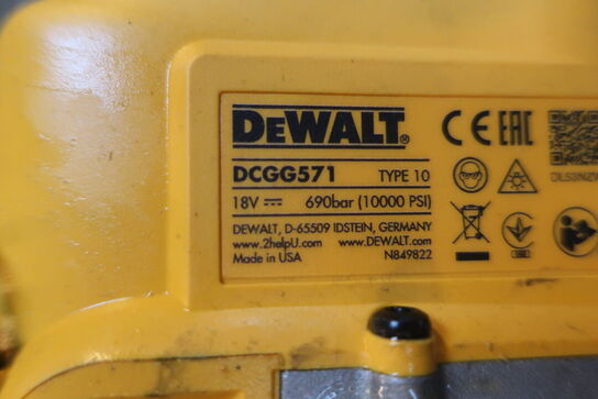 Fedtsprøjte DEWALT DCGG571