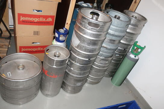 Fadøls anlæg, haner og fustager