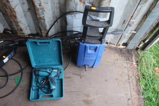 Højtryksrenser og varmeblæser NILFISK og MAKITA