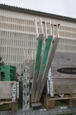 3 stk. stilladstrapper med gelænder