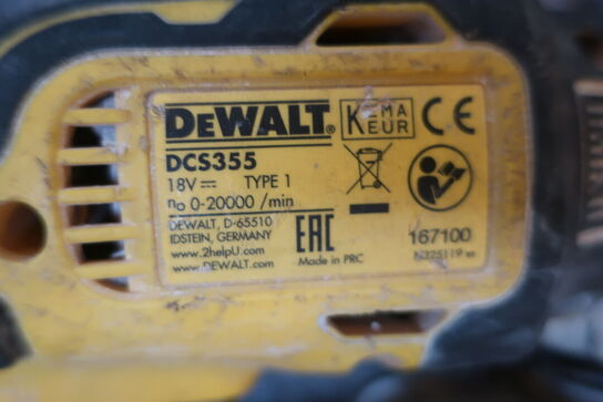 5 stk. akku håndværktøj DEWALT og lader