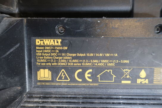 3 stk. akku håndværktøj DEWALT og lader