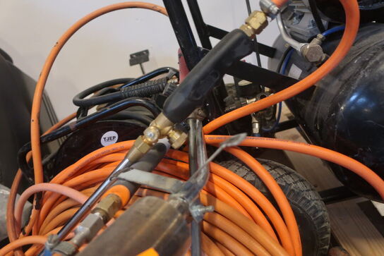 Kompressor TJEP, slanger m.m.