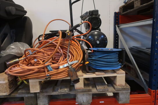 Kompressor TJEP, slanger m.m.