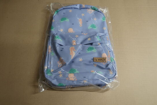 4 stk. Saro Ocean Life Rygsæk Blå