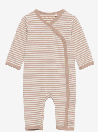 2 stk. Fixoni Heldragt Y/D Stripe - Langærmet bodysuit - Str. 38 & 44
