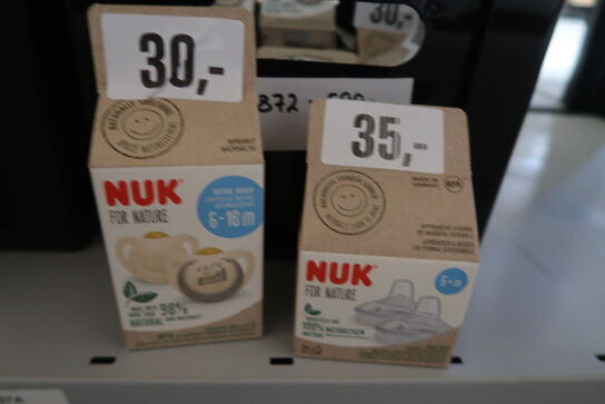 45 pk. Bæredygtige NUK For Nature Sutter