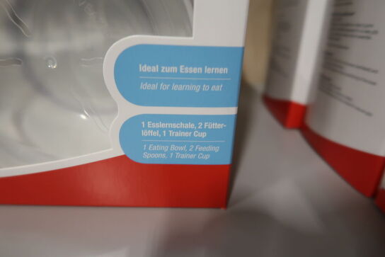 3 pk. NUK Spisesæt Lær-at-spise Lyserød/lilla 6+ mdr. 