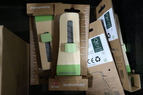 KÆMPE parti MaMaMeMo legemad i træ - Ca. 455 dele