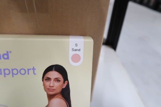 14 pk. Momkind Belly Support Thong 2-pak Sand - Str. S