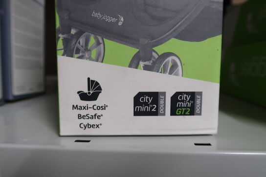 5 pk. Baby Jogger Autostolsadapter - Double - Mini - Maxi-Cosi/BeSafe