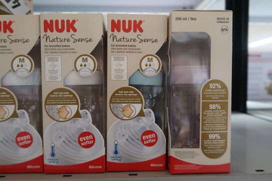 21 pk. NUK For Nature flasker