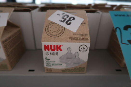 30 pk. NUK Nature Sense 2 Silicone Teats 