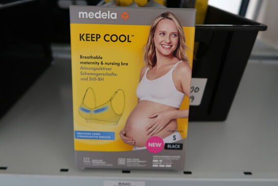 9 stk. Medela Keep cool nat-BH Sort - Str. S