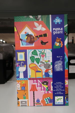 2 pk. Djeco kæmpepuslespil, huset