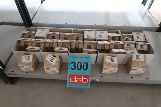 30 pk. NUK Nature Sense 2 Silicone Teats 