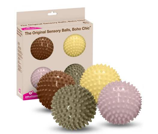 2 pk. EduShape sansebolde med luft 4-pak, boho chic - 8 cm