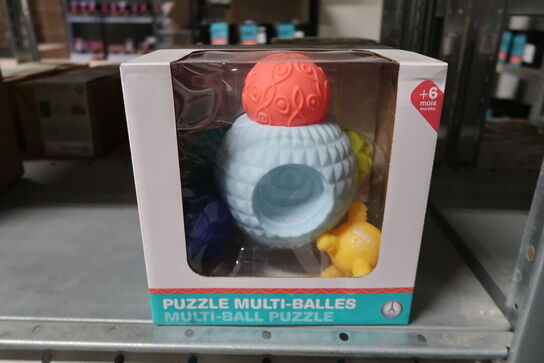 2 stk. Kugle Puslespil,  Ludi