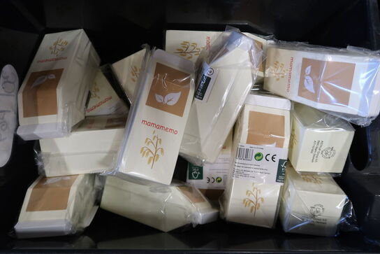 KÆMPE parti MaMaMeMo legemad i træ - Ca. 455 dele