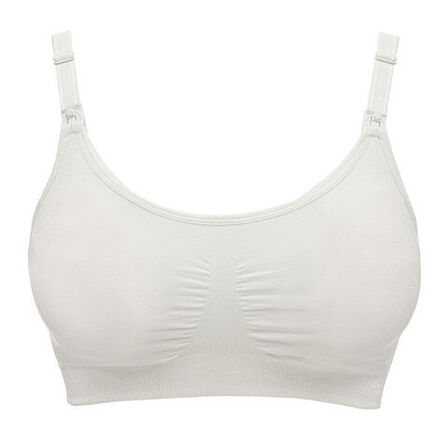 3 stk. Medela 3-i-1 amme- og pumpe-BH hvid - Str. M