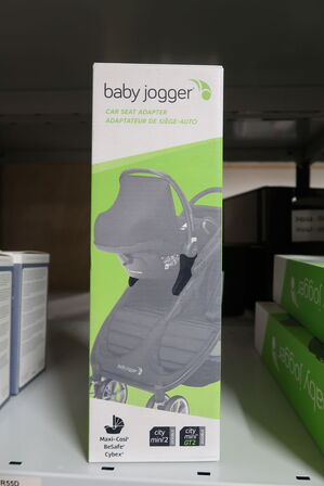 5 pk. Baby Jogger Autostolsadapter - Double - Mini - Maxi-Cosi/BeSafe