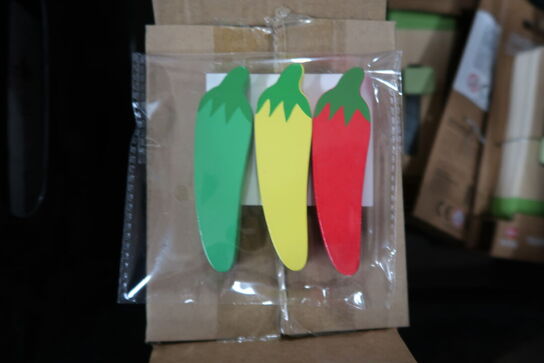 KÆMPE parti MaMaMeMo legemad i træ - Ca. 455 dele