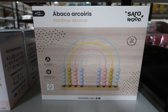 2 pk. SARO BABY Rainbow Abacus