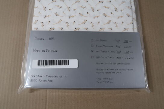 6 sæt Nørgaard Madsen Junior Sengetøj – 70x100 & 40x45 cm