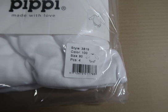 2 pk. Med 4. Stk L/Æ Bodystockings - White 100 - Str. 80