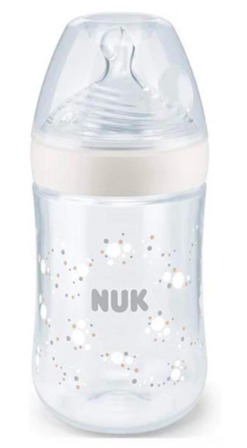 18 stk. Nuk Nature Sense, Sutteflaske, Hvid, M/260 Ml 