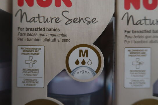 21 pk. NUK For Nature flasker