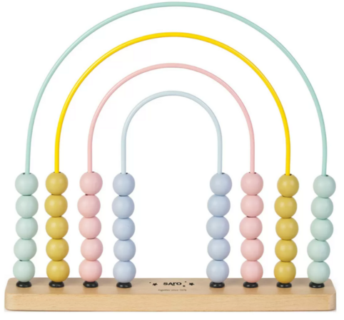 2 pk. SARO BABY Rainbow Abacus