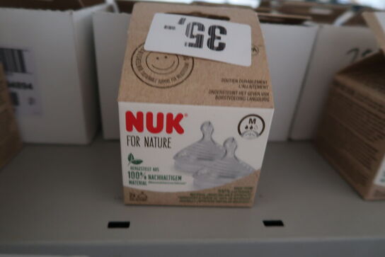 30 pk. NUK Nature Sense 2 Silicone Teats 