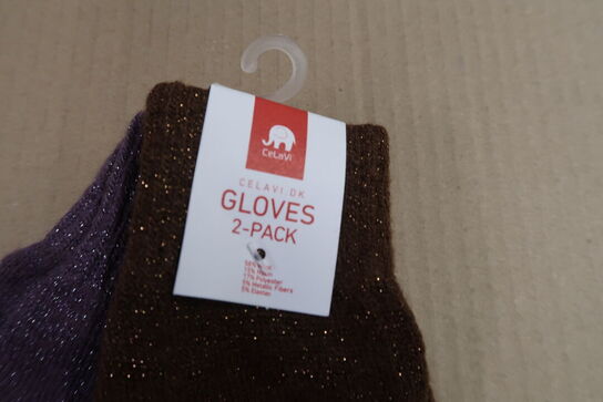 7 pk. CeLaVi Magic glitter vanter 2-pak - Str. 1-2 år & 3-6 år