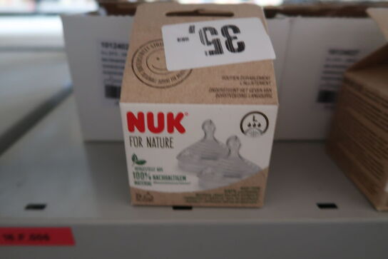30 pk. NUK Nature Sense 2 Silicone Teats 
