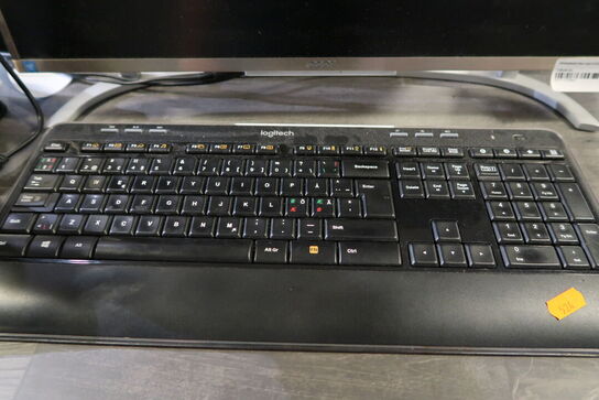 Allinone computer ACER Aspire C24 med tastatur, mus, håndscanner samt bonprinter